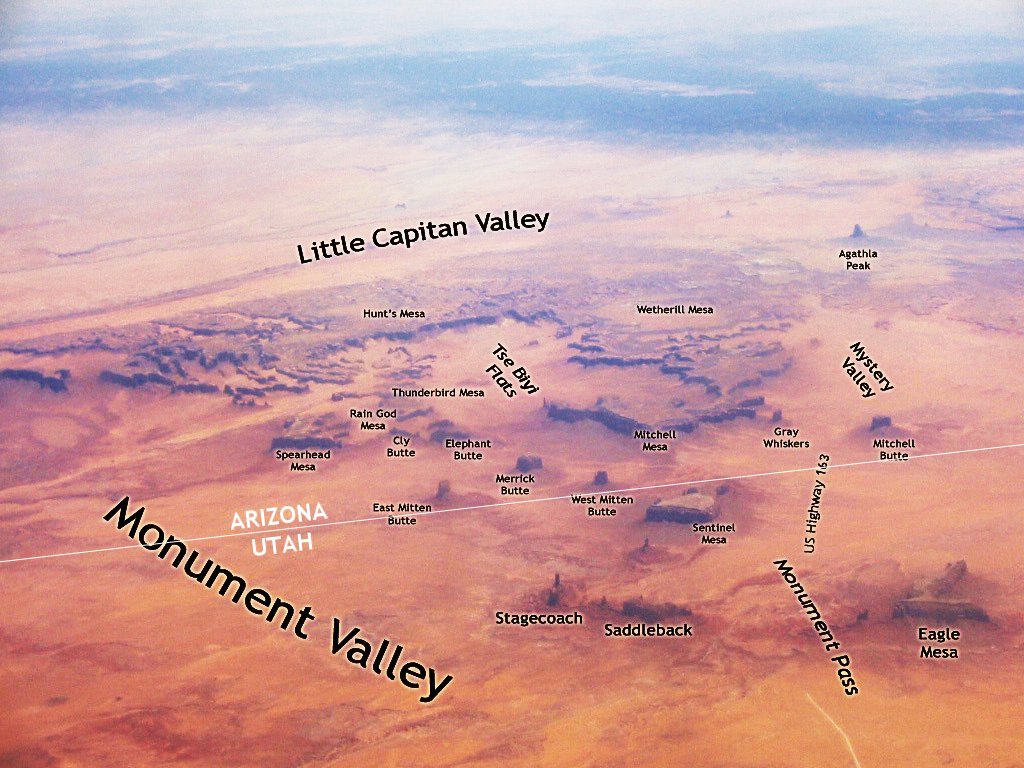 Monument Valley Karte